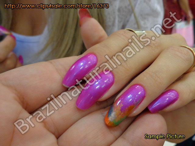 Mature Long Nails 104